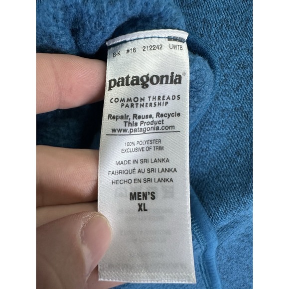 Patagonia Better Sweater Vest Mens XL Blue Performance Hiking Outdoor Prep - Picture 6 of 7